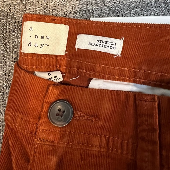 🆕 NWT a new day Corduroy Stretch Trousers - Picture 2 of 3